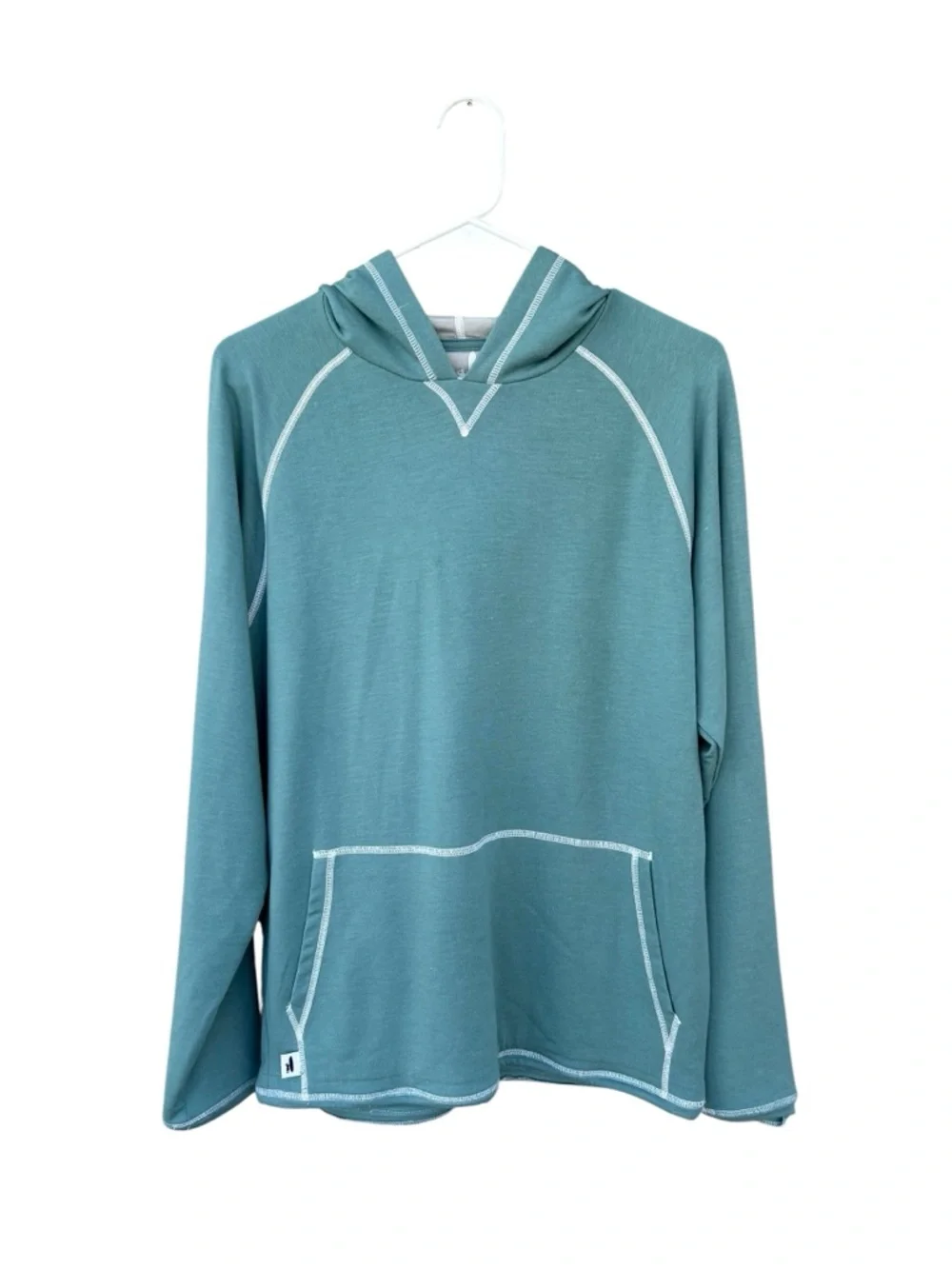 Johnnie-O BENDER MELANGE HOODIE PULLOVER - Green - Size Men’s Medium - Modal - Picture 7 of 13